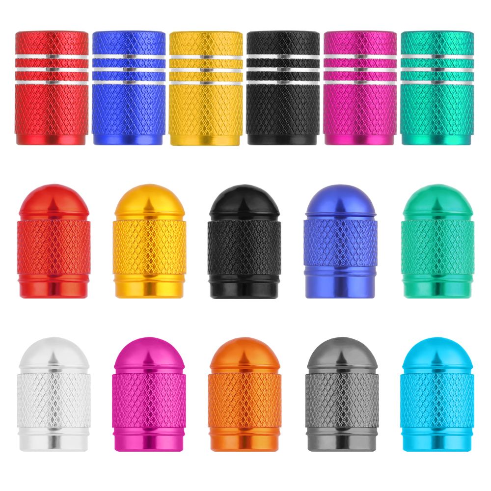 Trucks Cars Aluminum Alloy Bicycle Accessories Valve Stem Covers Bikes Tire Bike Valve Caps Schrader Valve Caps