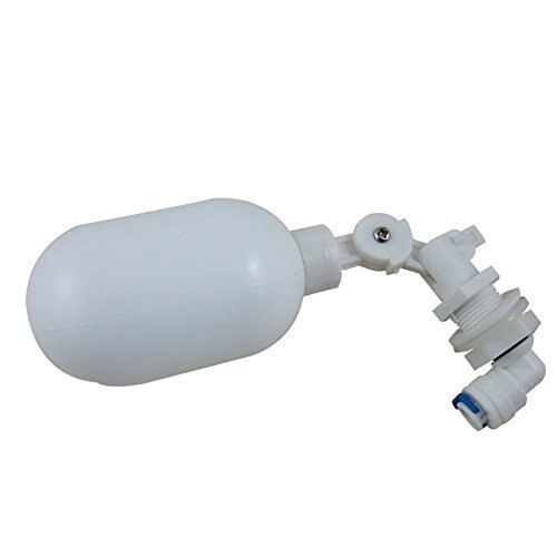 1/4" Adjustable Float Valve Auto Top Off ATO Solution Auto Water Filler Float Valve Mounting for Aquarium Sump