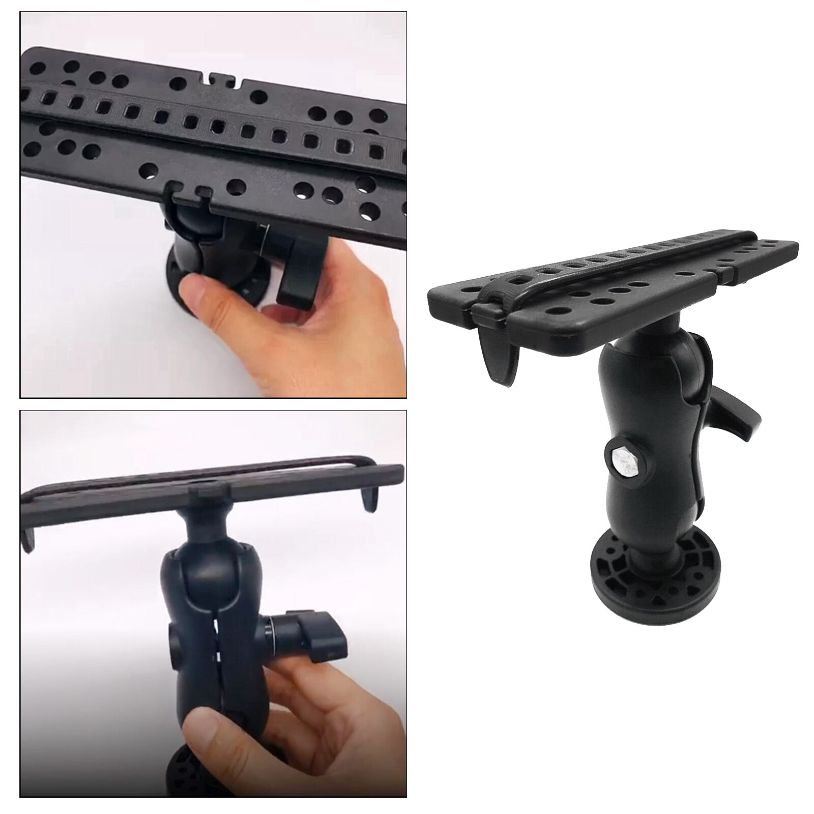 Depth Sounder Mount Base Mounting Plate Kayak Boat Accessories for