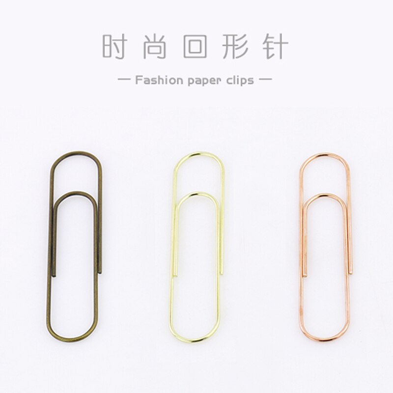 10 cm grote paperclip 100 mm grote gouden roségouden paperclips bronzen paperclips metalen clip papier briefpapier plus size paperclip