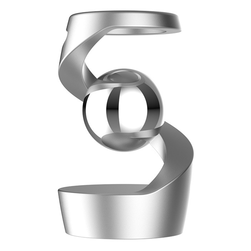 Gravity Defying Kinetic Desk Toy Desktop Floating Gyroscope Fidget Spinners Levitating Desk Toy for Office Desk Decor: Coffee