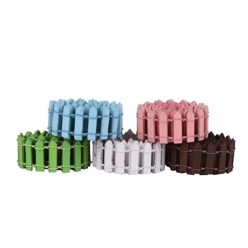 Mini barrière de clôture Miniature 100x3cm, bricolage, artisanat en bois, Micro portes de maison de poupée, ornement de décoration, 5 couleurs, décoration de vitrine