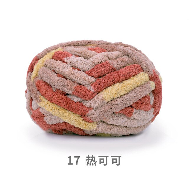 226g/Ball Super Dicke Wolle klobig Garn Filz Wolle umherziehen Garn Hand-gestrickte Kappe Decke Kissen Haustier Nest Häkeln Garn: 17