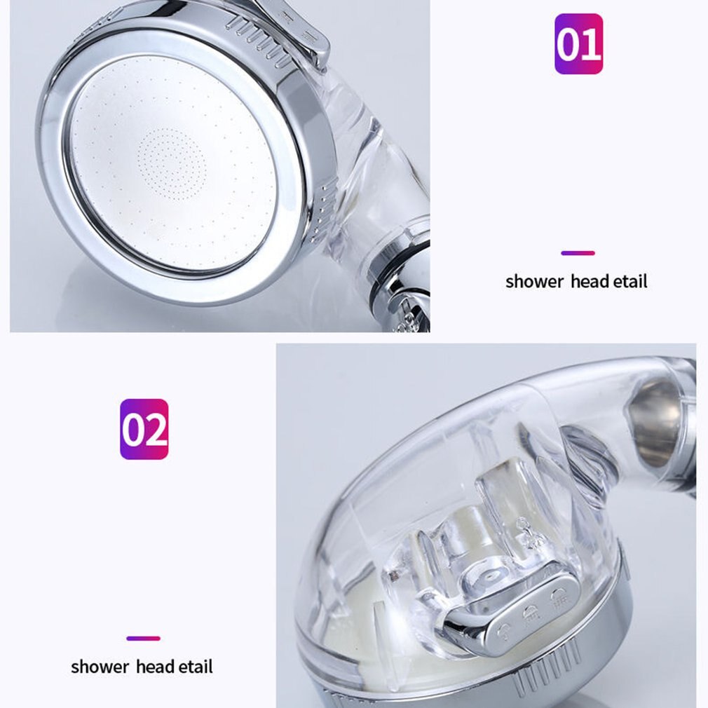 Multifunctionele Hand-Held Filter Spa Douchekop Onder Druk Filter Douchekop Badkamer Waterbesparende Sproeikop