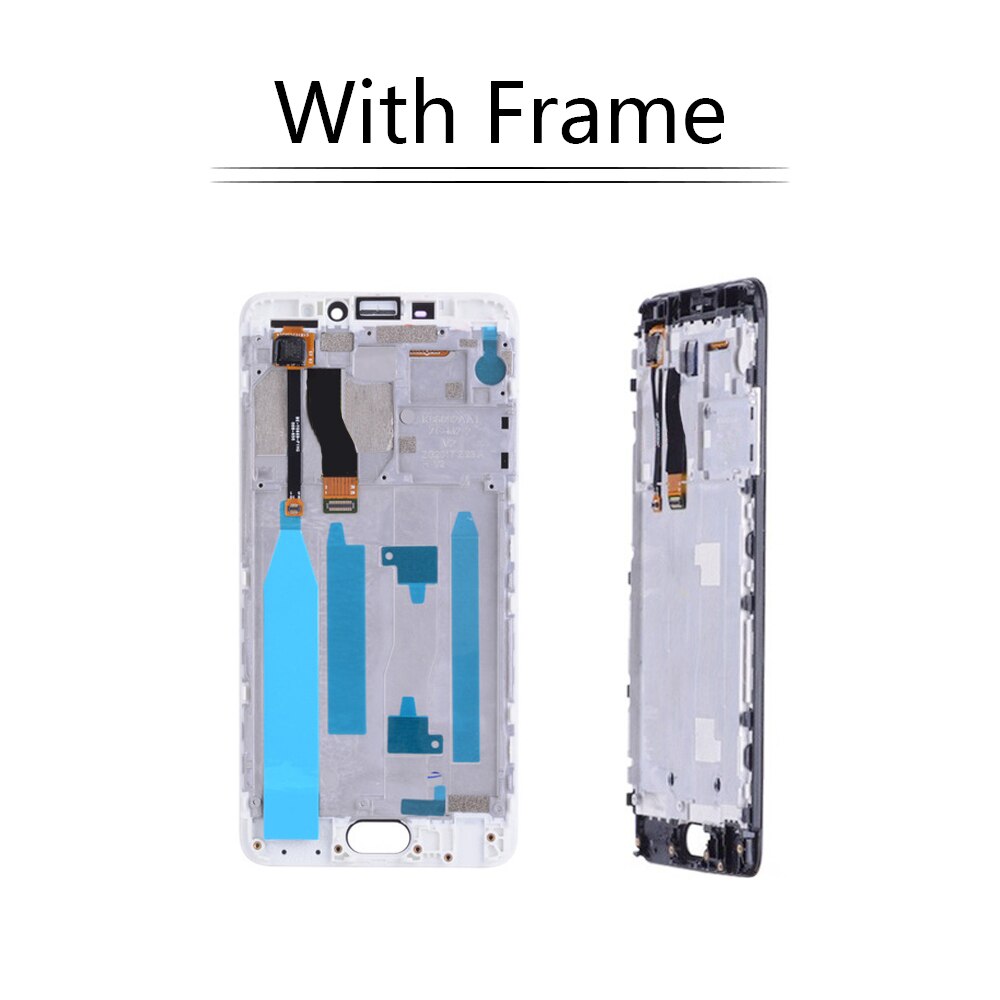 5.5 "Original pour Meizu M5 NOTE M621H M621M M621Q LCD écran tactile numériseur avec cadre pour MEIZU M5 Note écran LCD