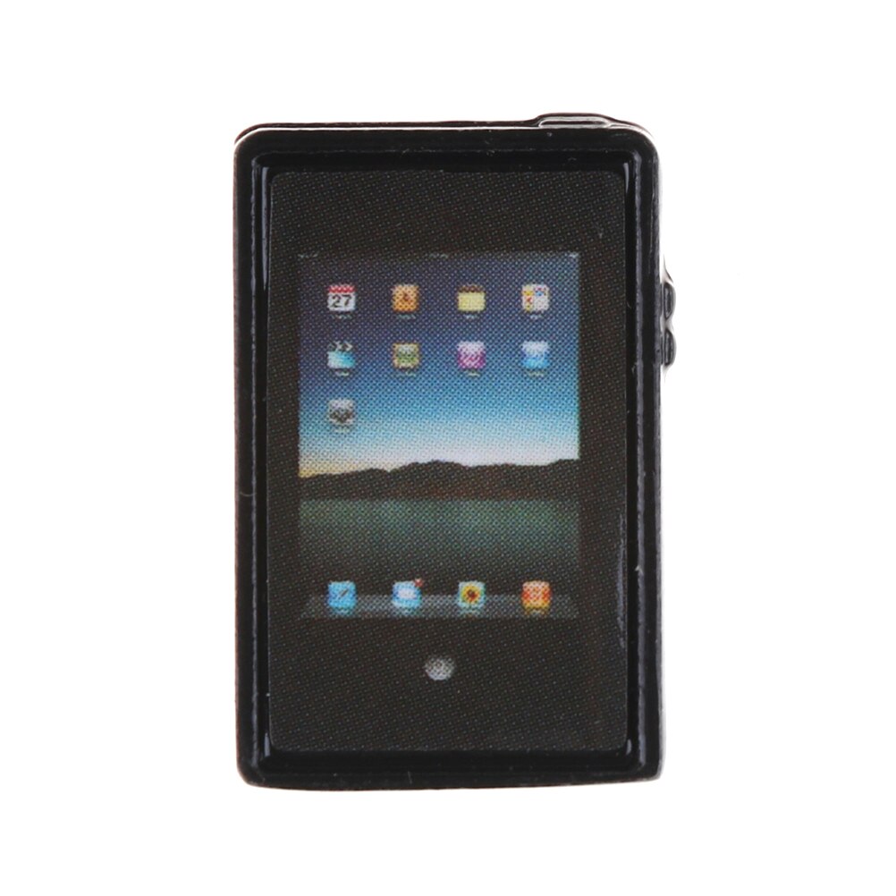 1PCS Sveglio di Simulazione Mini Computer Portatile Del Computer FAI DA TE 1:12 Miniatura casa delle bambole Della Lega di Modo Artigianato Decorazione Dollhouse Fai Da Te Giocattoli: 2