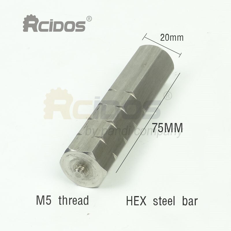 Rcidos #304 punho de aço inoxidável, ferramentas de gravação de logotipo de gravação a frio, punho sextavado: Hex Bar only
