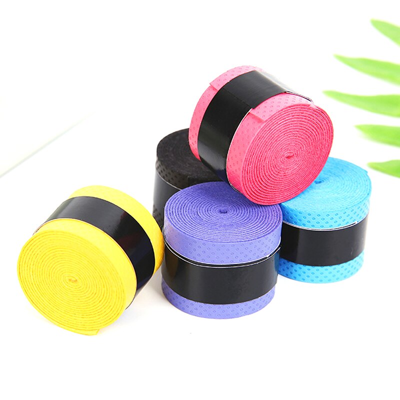 5 stuks droge tennisracket grip antislip zweetabsorberende wikkels taps badminton grips racket vibratie overgrip zweetband sport