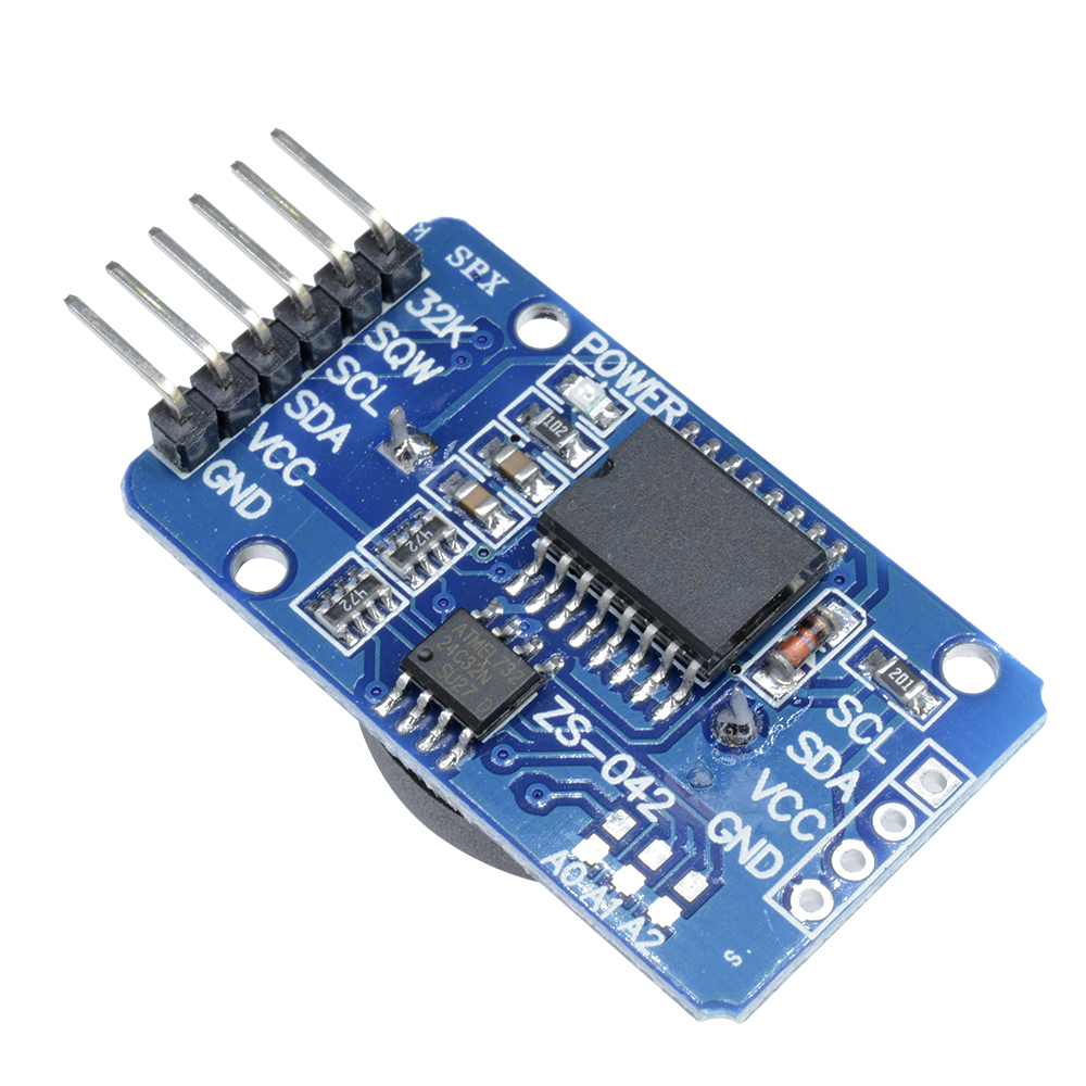 Ds3231 at24 c 32 iic precision rtc realtidsklocka minnesmodul programmerbar fyrkantvåg utgång 3.3-5.5v utan batteri