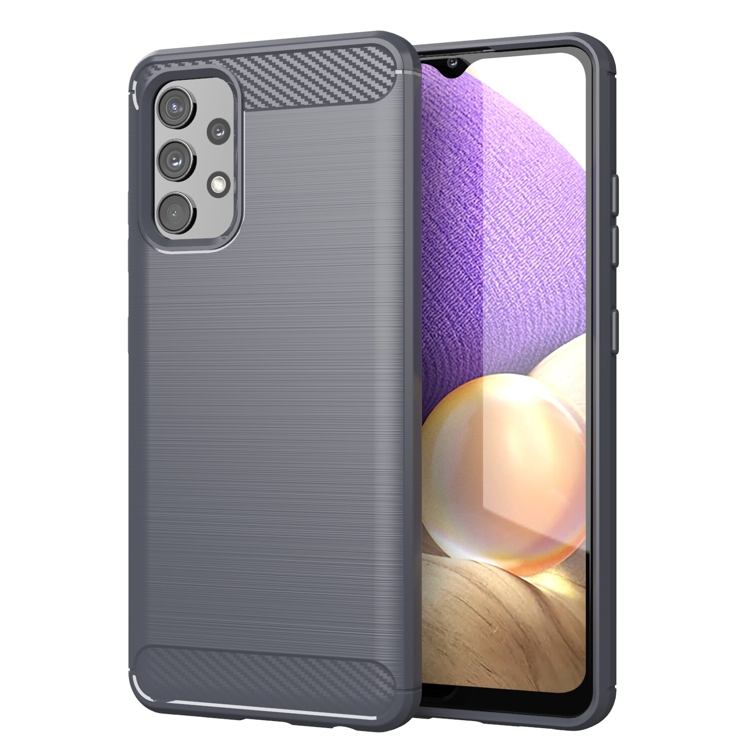 Custodia per telefono A32 per Samsung Galaxy A32 4G Cover posteriore in Silicone semiavvolto antiurto per Samsung A32 5G Shell: A32 5G / GRAY
