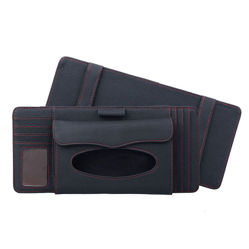 Auto organizer cd tas auto opbergzak zonneklep tissue box vrachtwagen dvd schijf kaarthouder organizer tas papieren servettenhouder