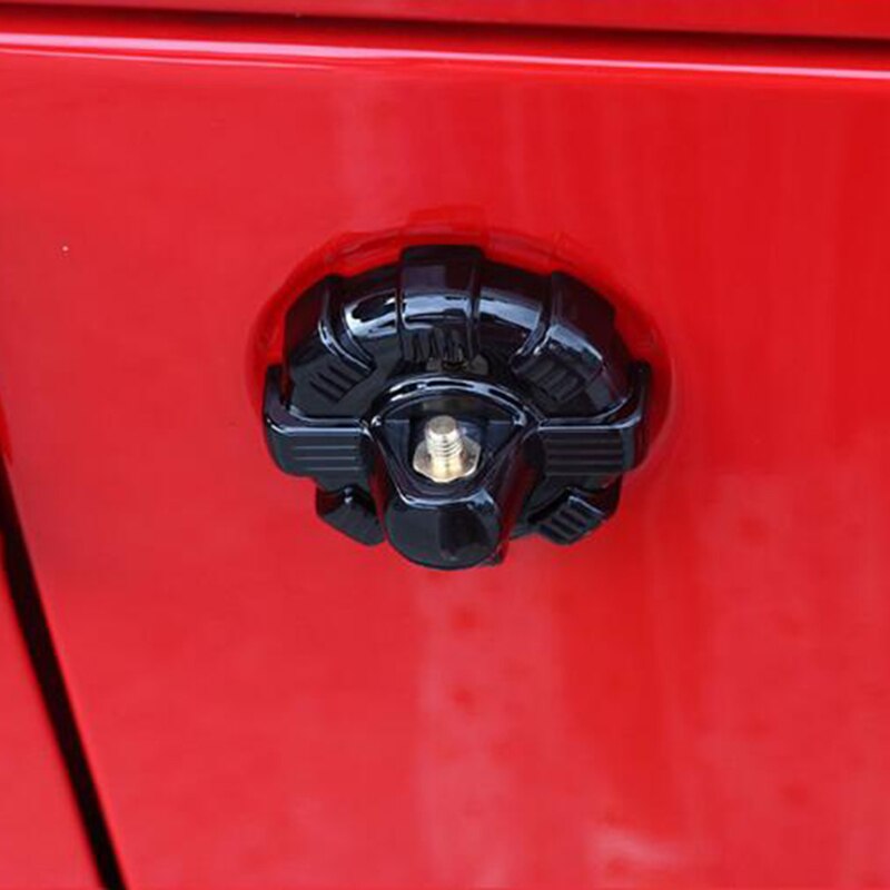 Antennefot Deksel Svart ABS Plast Bil til Jeep Wrangler JK JL Gladiator JT 1997-2022