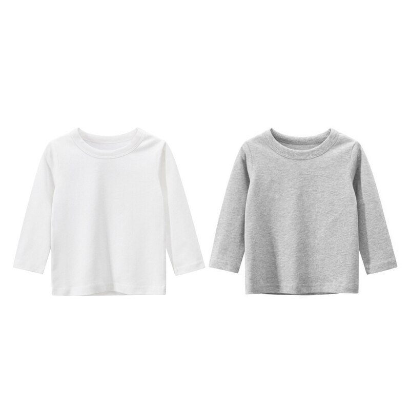 Kinderen T-shirt Kinderkleding Toevallige Lange Mouwen T-shirts Voor Meisjes Jongens Peuter Infant Tops Tees Shirt Kinderen Kleding