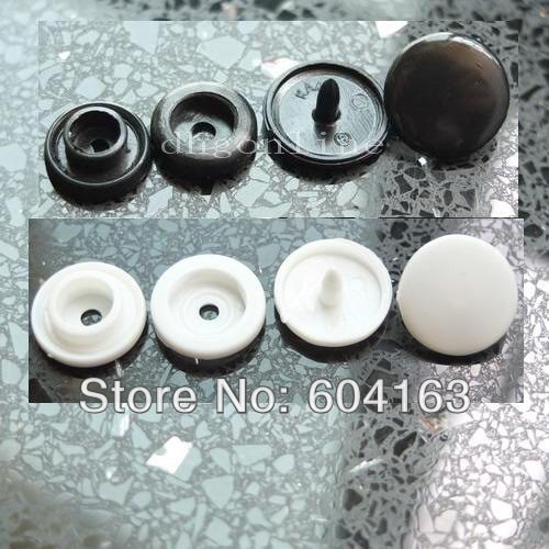 200 Sets Plastic Snap Fasteners Button Cloth Diapers Rapid Rivet size 24 15mm 5/8'' for KAM snap button