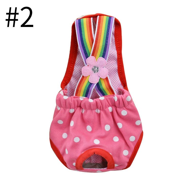Short de chien hygiénique de | Joli Short pour chien, pantalon court pour chien physiologique, sous-vêtements confortables, pantalon pour chiot féminin pour animaux de compagnie: Style 2 / XL