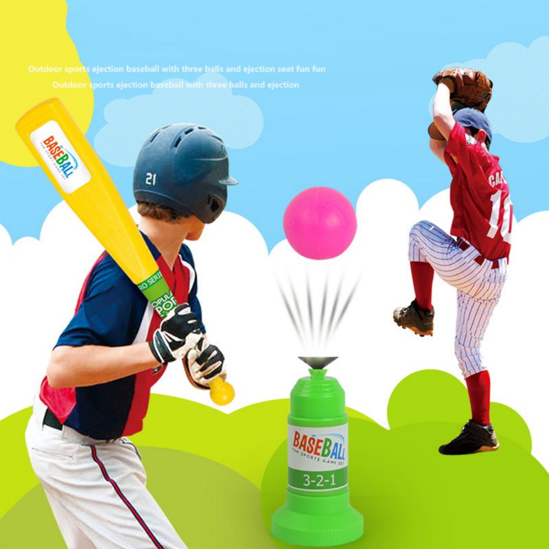 Kids Baseball Batting Ball Practice Outdoor Workout Game Physical Leisure 72XC