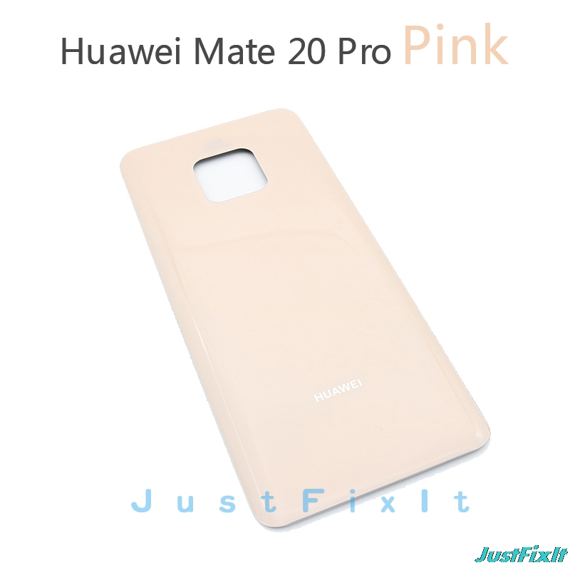Voor Huawei Mate 20 Pro Batterij Cover Mate20 Pro Terug Glass Panel Voor Huawei Mate 20pro Achter Deur Behuizing Case: Pink For Mate 20 pro