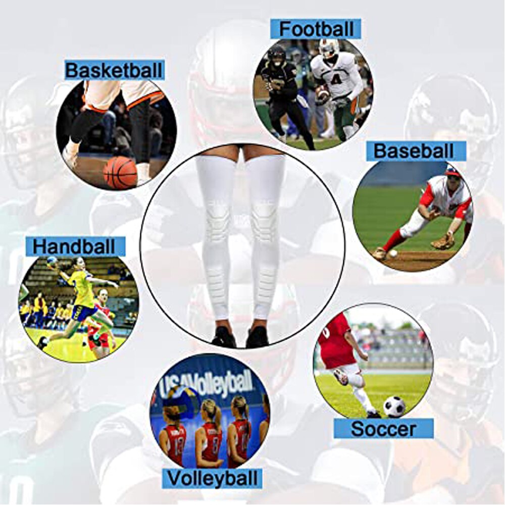 Professionele voetbal scheenbeschermers beschermer voetbal honingraat anti-crash been kuit compressie hoes fietsen hardlopen sport kniebeschermers