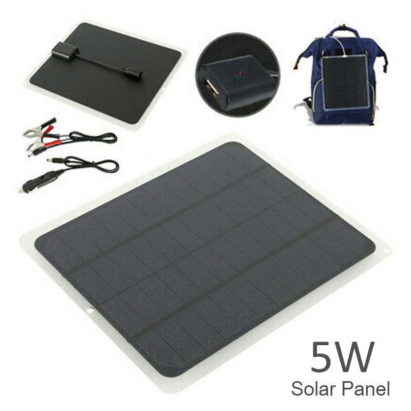 Chargeur de batterie solaire Portable 12V/50W, pour voiture, bateau, pour l&#39;extérieur