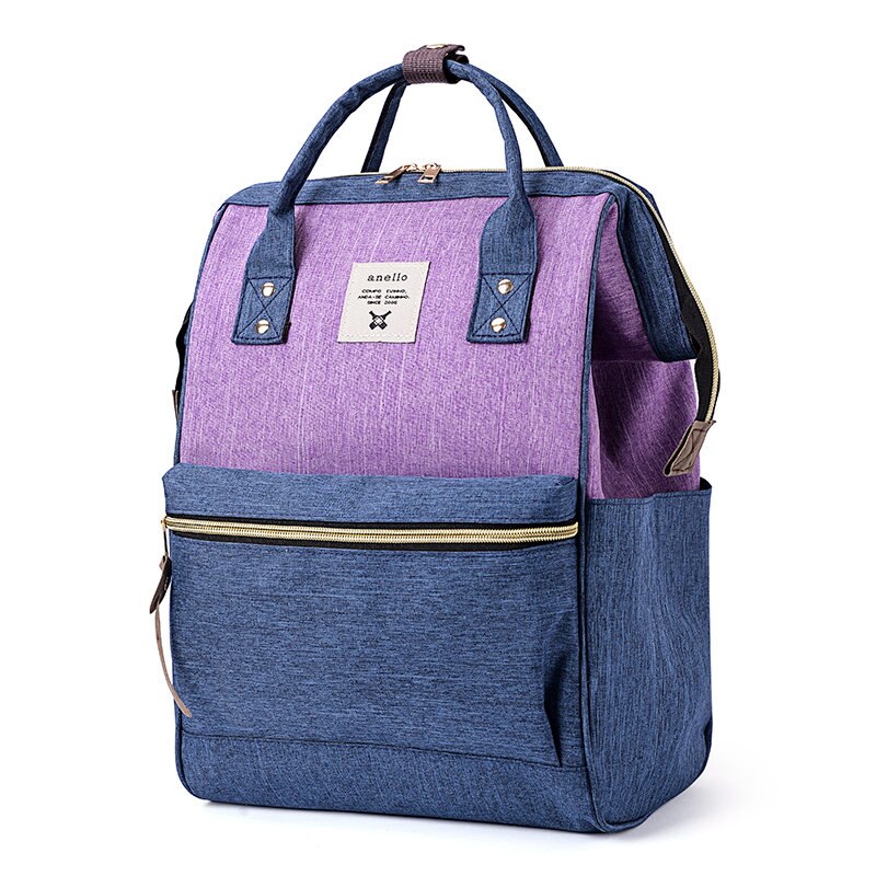 Korean Style oxford Backpack Women plecak na laptopa damski mochila para adolescentes school bags for teenage girls: blue-purple