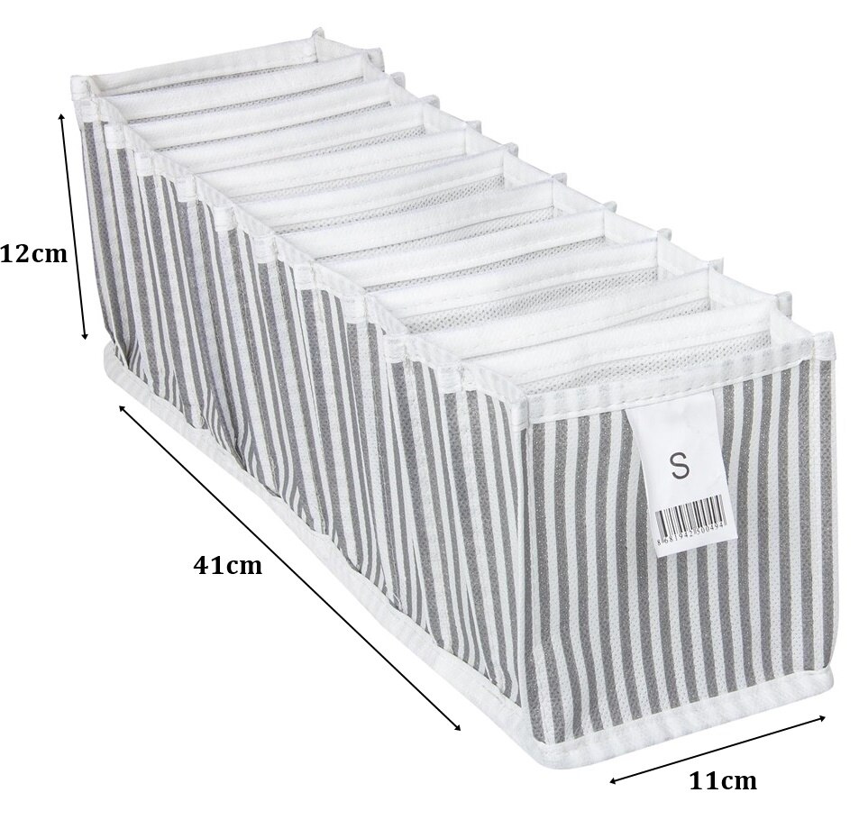 Schublade Organizer Lagerung Korb Schublade Teiler für Kleidung, Unterwäsche, Socken Tuch Container Würfel Mülleimer für Heimat Organisation: klein