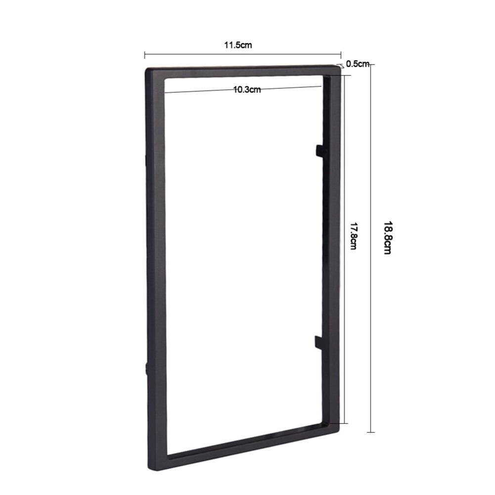 Universal 7 tums dubbel din bilradio  mp5 spelare installationsram