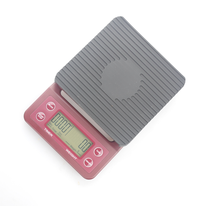 ABFP Home Multi Function Electrical V60 Coffee Scale With Timer 0.1-3000G Barista Tool Portable Mini Drip Scale Baking Lcd: Default Title