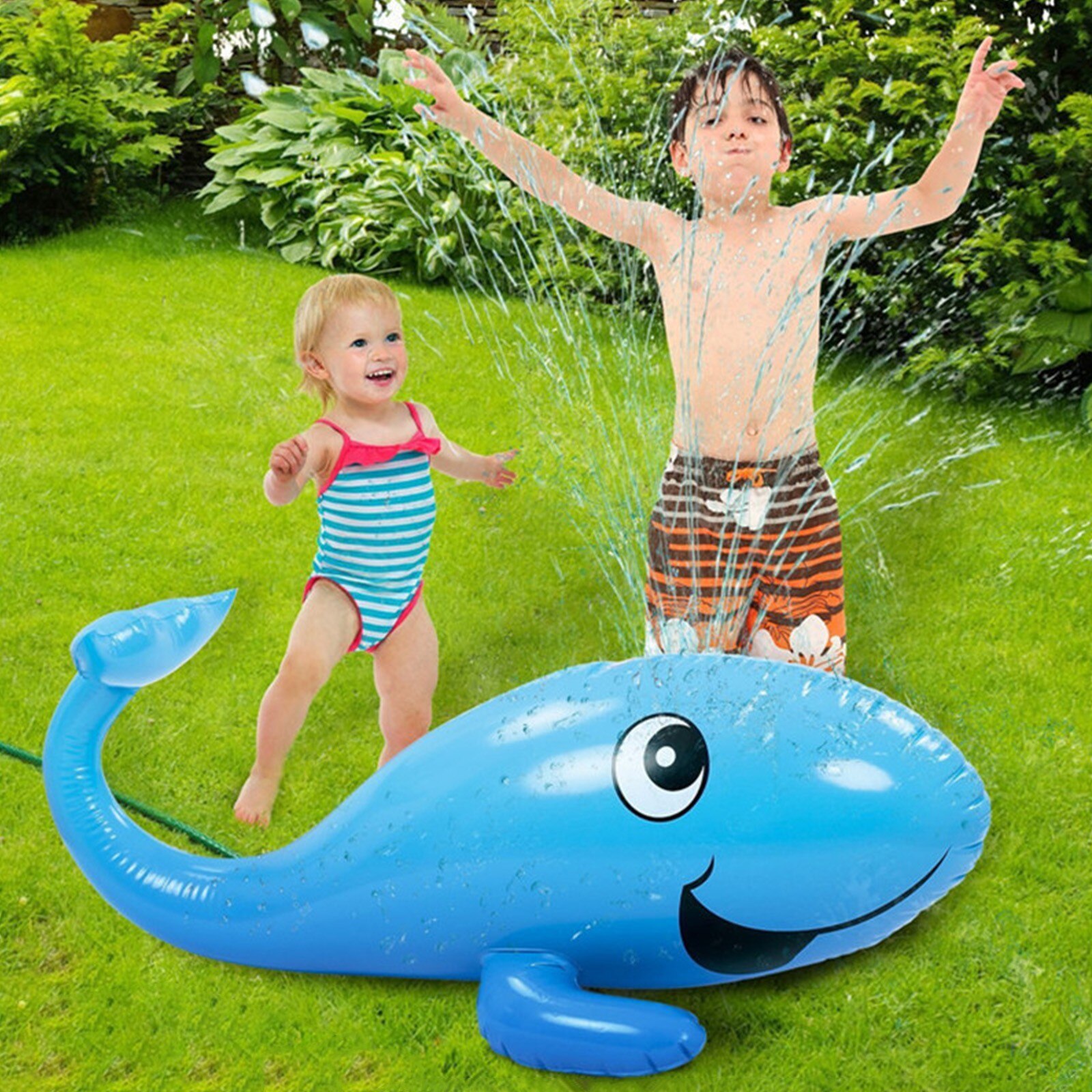 Outdoor Park Seaside Opblaasbare Leuke Walvissen Sprinkler Splash Cartoon Water Kinderen Familie Water War Game Sprinkler Speelgoed