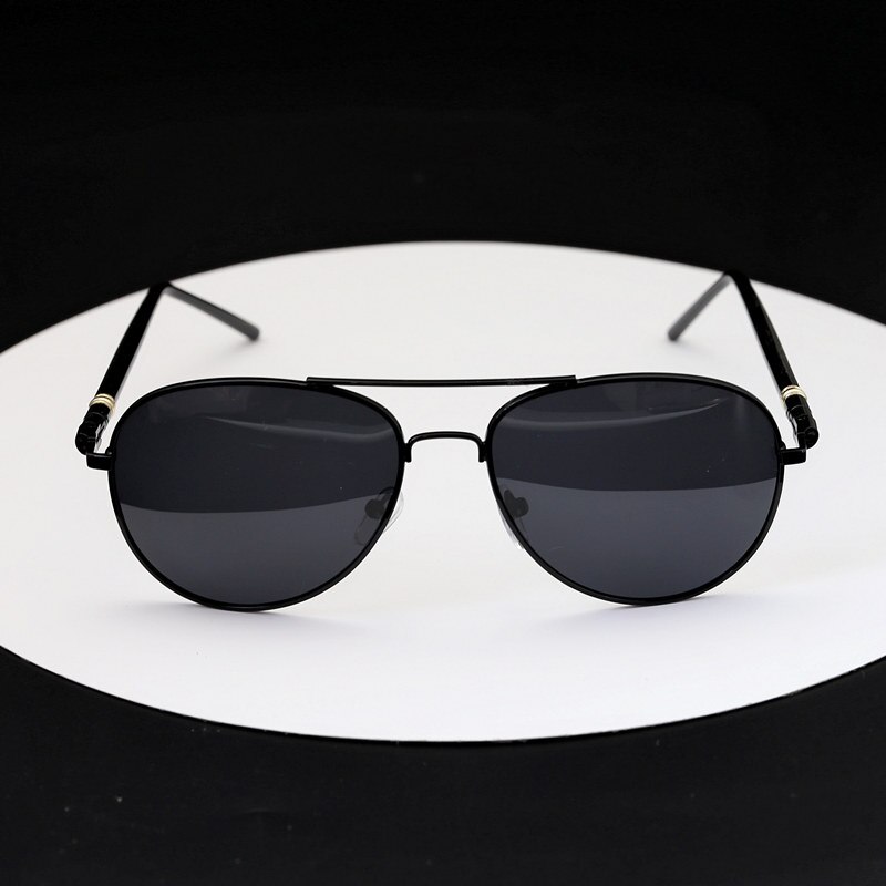 Aviation Metail Frame Oversized Spring Leg Alloy Men Sunglasses Polarized Brand Pilot Male Sun Glasses Driving