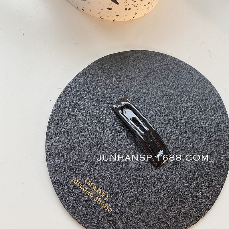 Scrunchies negros temperamento para Otoño/Invierno, lazos para el cabello a la , soporte para cola de caballo, banda elástica para el cabello, accesorios para el cabello coreanos para mujeres y niñas: 1