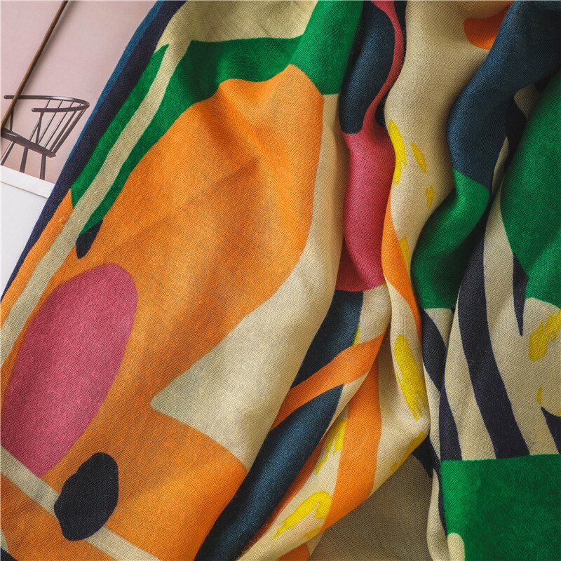 luxus Frühling und Sommer Baumwolle Leinen schal frauen farbe Strand handtuch Gedruckt silk schals Neue Stil Sonnencreme Schal