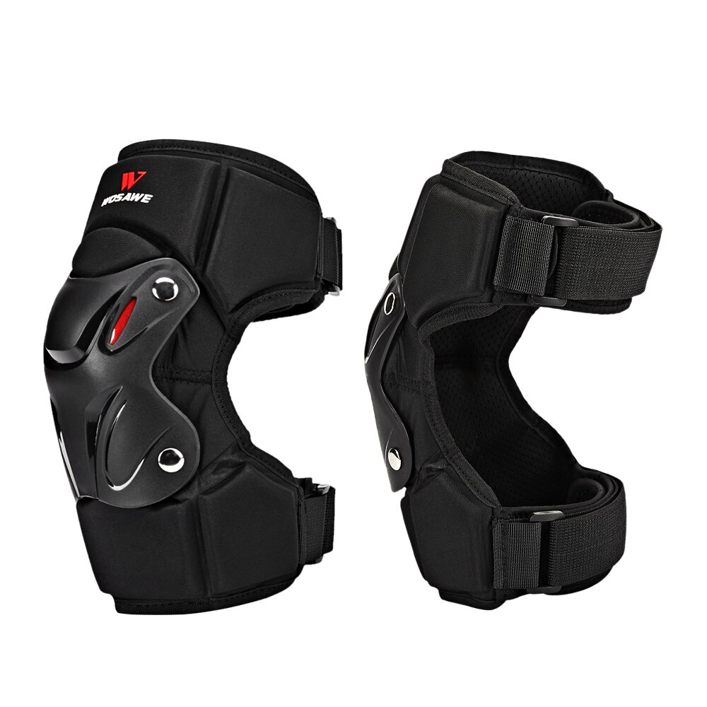 WOSAWE Motorcycle Knee Elbow Protector Suit Adjustable Straps Shockproof Comfortable Downhill Bicycle Racing Protective Gear: Knee Pad