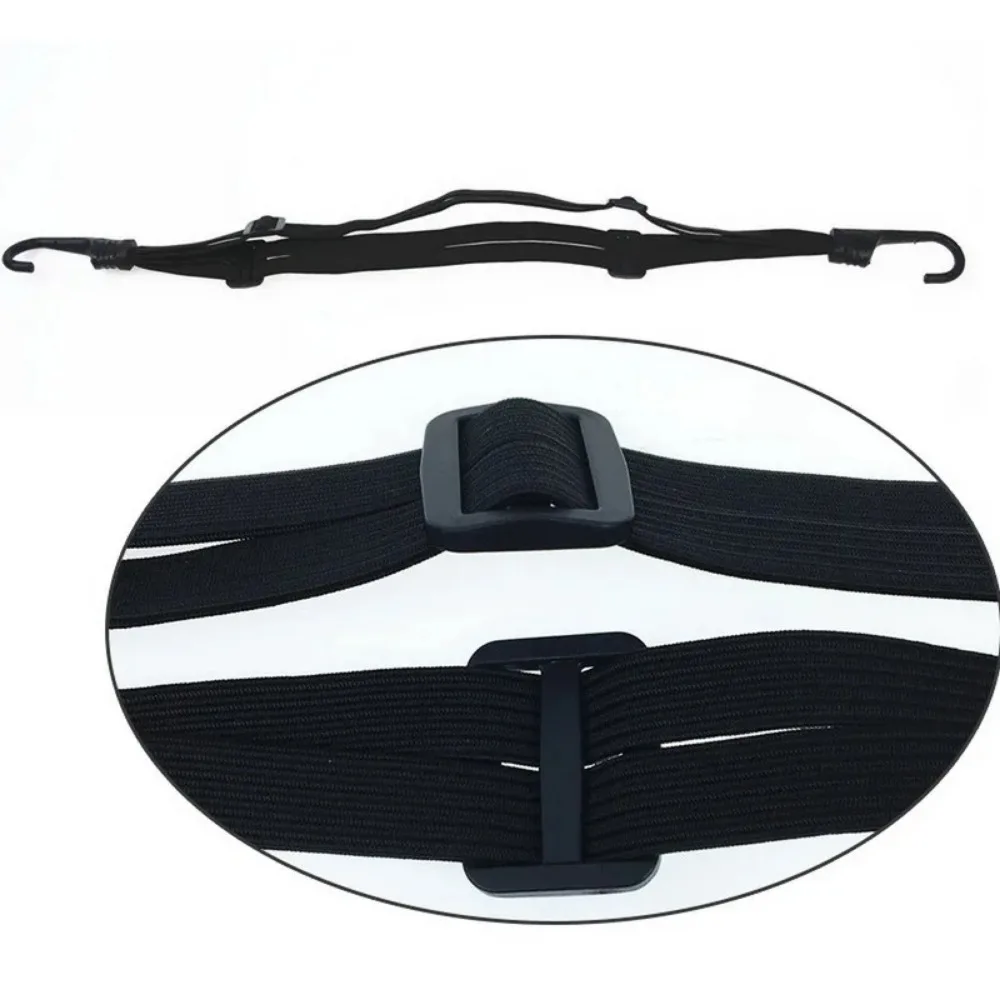 24 "/60Cm En 35.4"/90Cm Motorhelm Bagage Touw Bungee Cord Bagage Helm Intrekbare Elastische Band Met 2 Haken