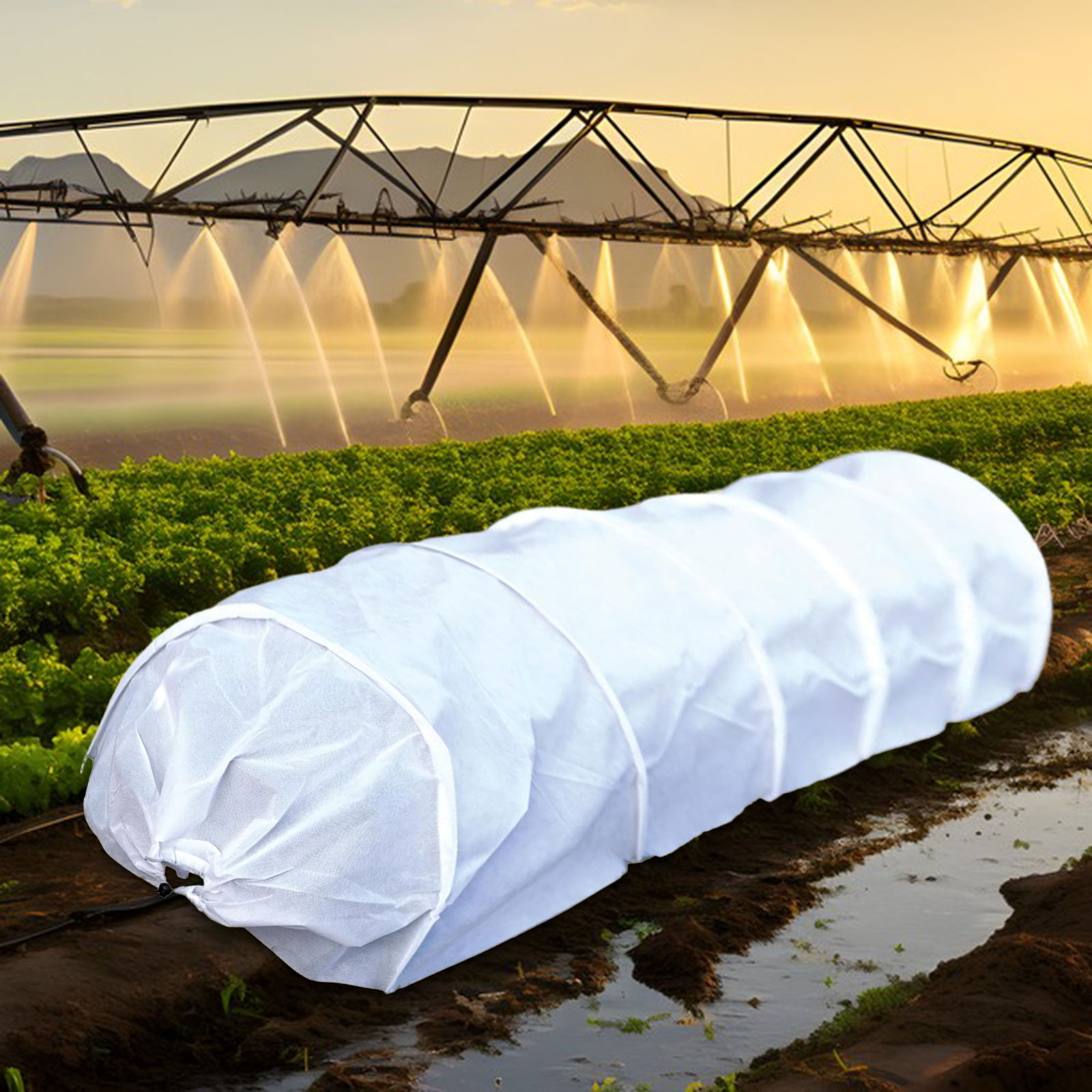 Filet d'ombrage tunnel pour serre, cerceaux Everche portables, jardin extérieur, cour, plante végétale de ferme, 3m