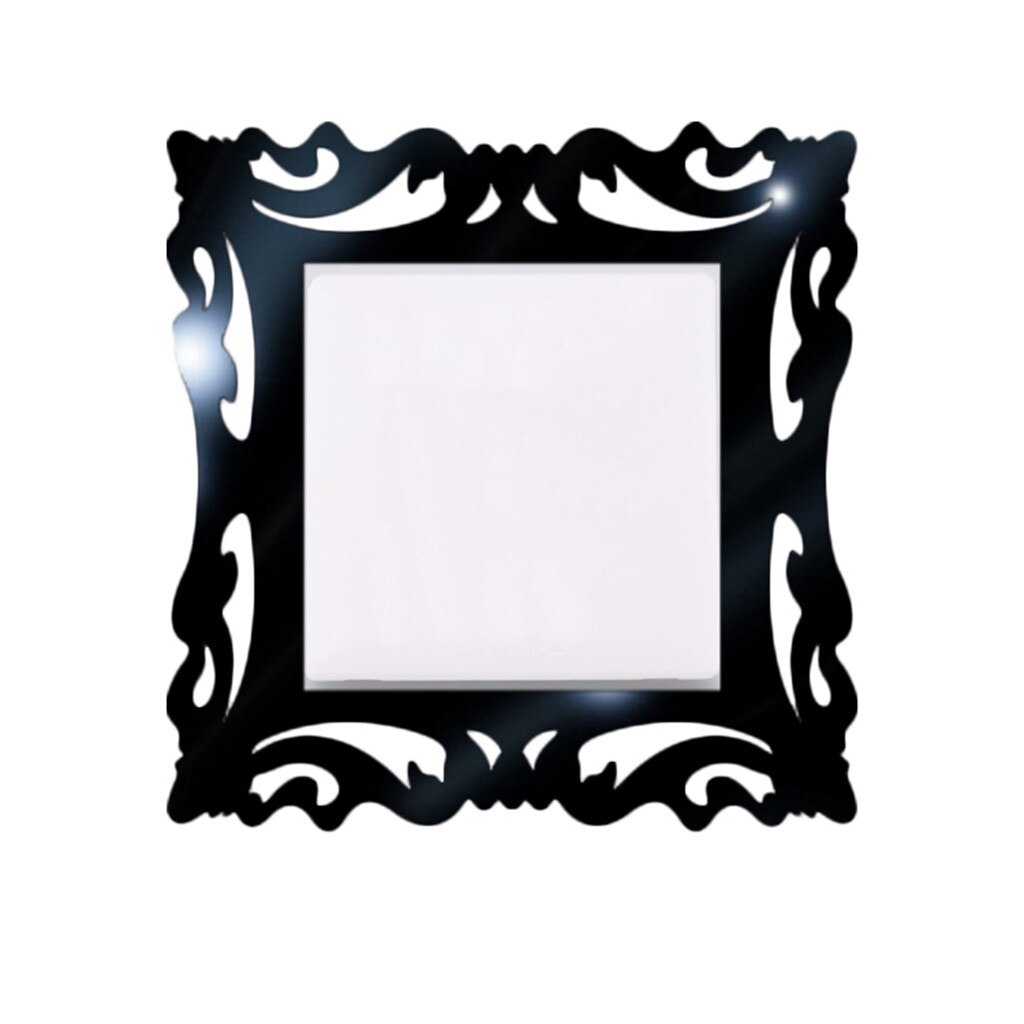 Acryl Spiegel Schakelaar Sticker 3D Muursticker Accessoires Socket Decoratie Kinderen Hotel Kamer Poster On-Off Sticker Keuken Decal: 4