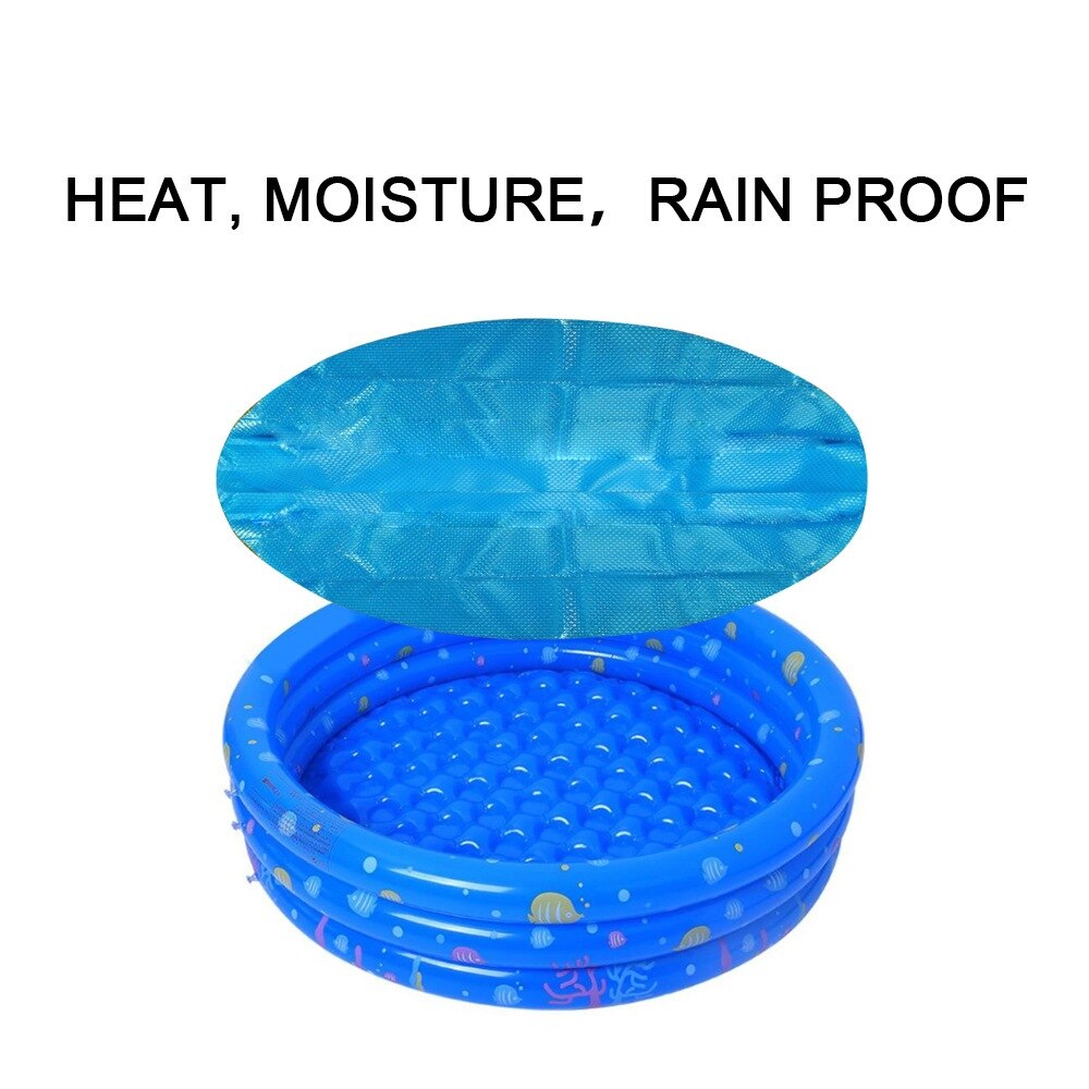 Swimmingpool cover støv regntæt pool cover vedligehold vand varmebeskytter holdbart have udendørs swimmingpools tilbehør