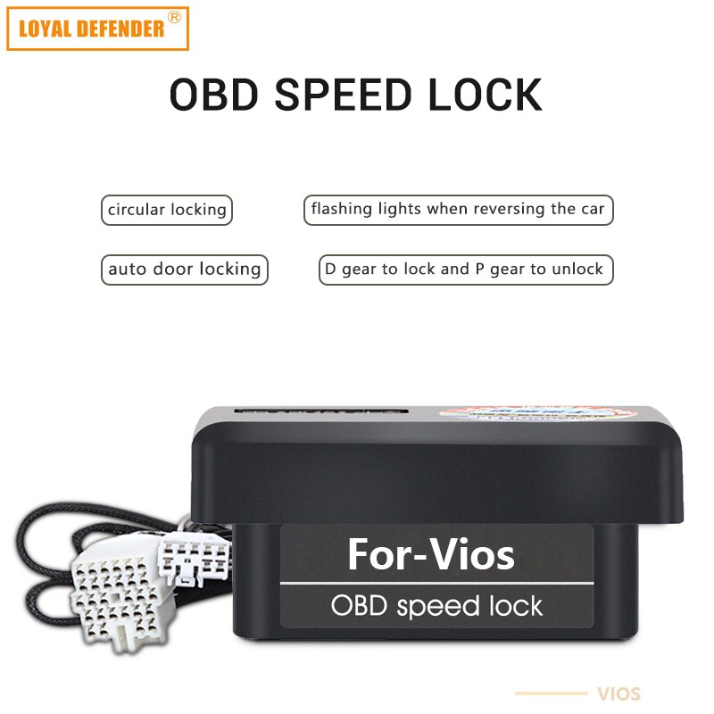 OBD Speed Lock For TOYOTA Vios Yaris Which is Plug and Play Auto Intelligent Safety
