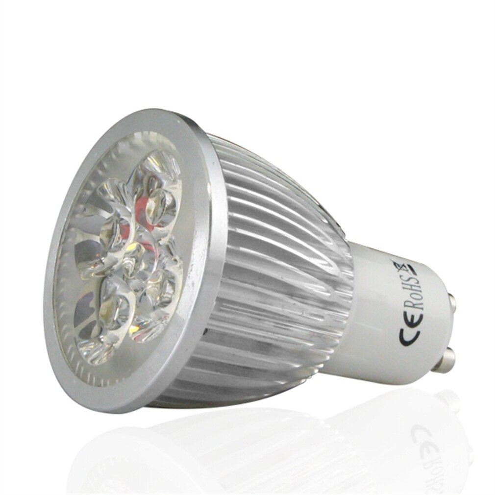 4 x GU10 4W LED SMD Spot Light Lampen Dag/Warm Wit High Power ! Inventaris Klaring