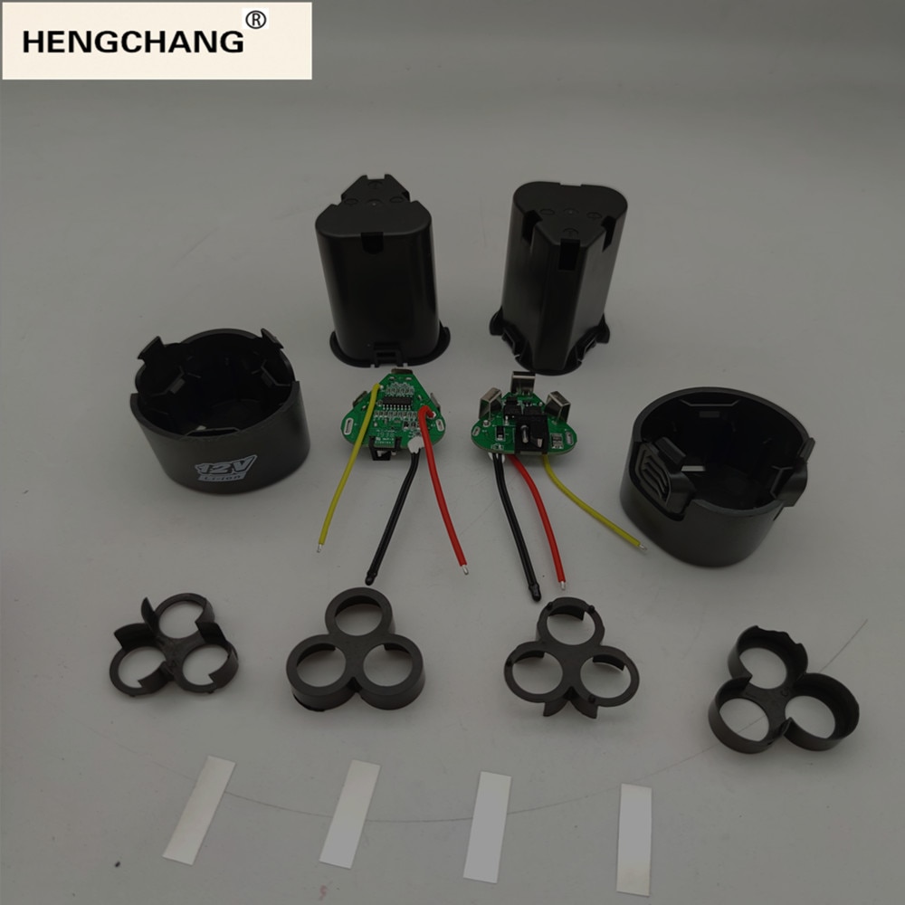 Hand Drill Kit Accessories Electric Screwdriver 3s Bms Li-ion 12.6V 18650 Pcb With Battery Storage Case Box