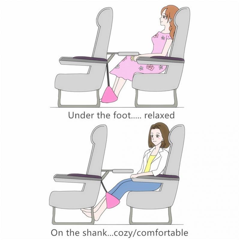 Voetsteun Outdoor Vliegtuigen Kantoor Voetsteun Stand Desk Voeten Hangmat Stand te Demonteren Draagbare Reizen Voeten Rest Hangmat