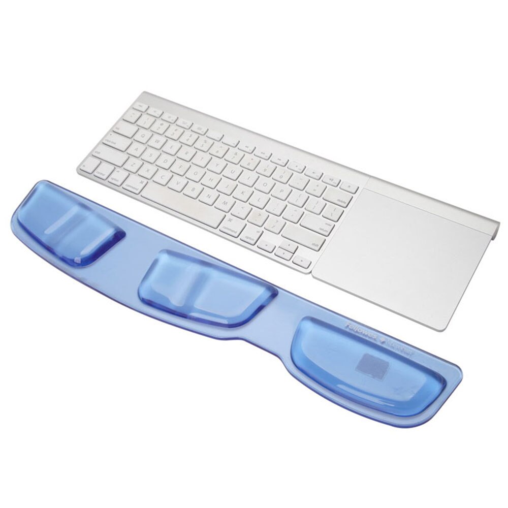 Comfortable Keyboard Wrist Rest Pad Soft Silicon Hand Rest Soft Mouse Pads For Office Use Gaming Mechanical Keyboard Blue 2 Size