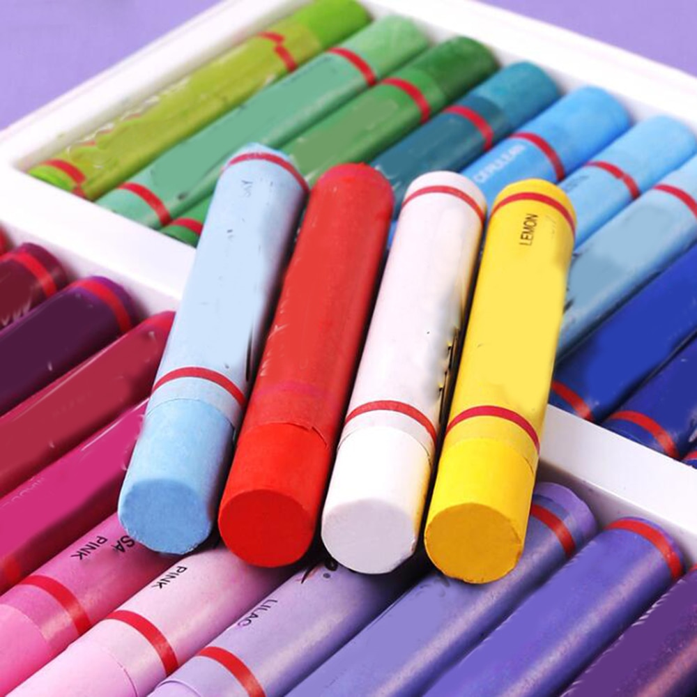 Pasteles al óleo de 12 Colores, arte de Pastel de agua para el aula escolar y arte para colorear para niños y adultos, todos los artistas