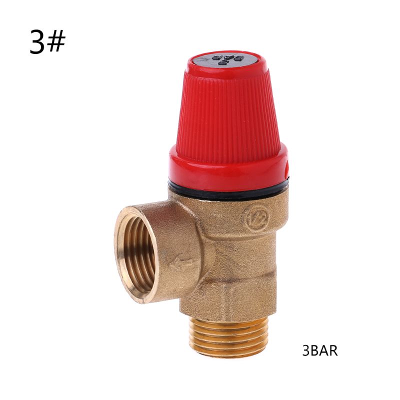 Brass Safety Valve Drain Relief Swithch For Solar Water Heater Inner&Outer Wire P9YD