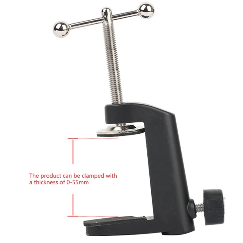 Heavy-Duty Metal Table Mounting Clamp for Microphone Suspension Boom Scissor Arm Stand Holder
