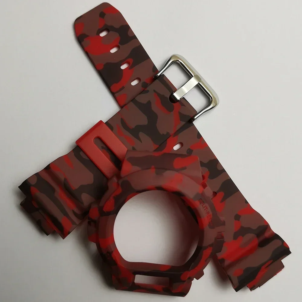 Funda de silicona para Casioak, correa de repuesto de resina para GW-6900A, G-6900B, GLX-6900GB, DW6900, accesorios de bricolaje: Azul cielo