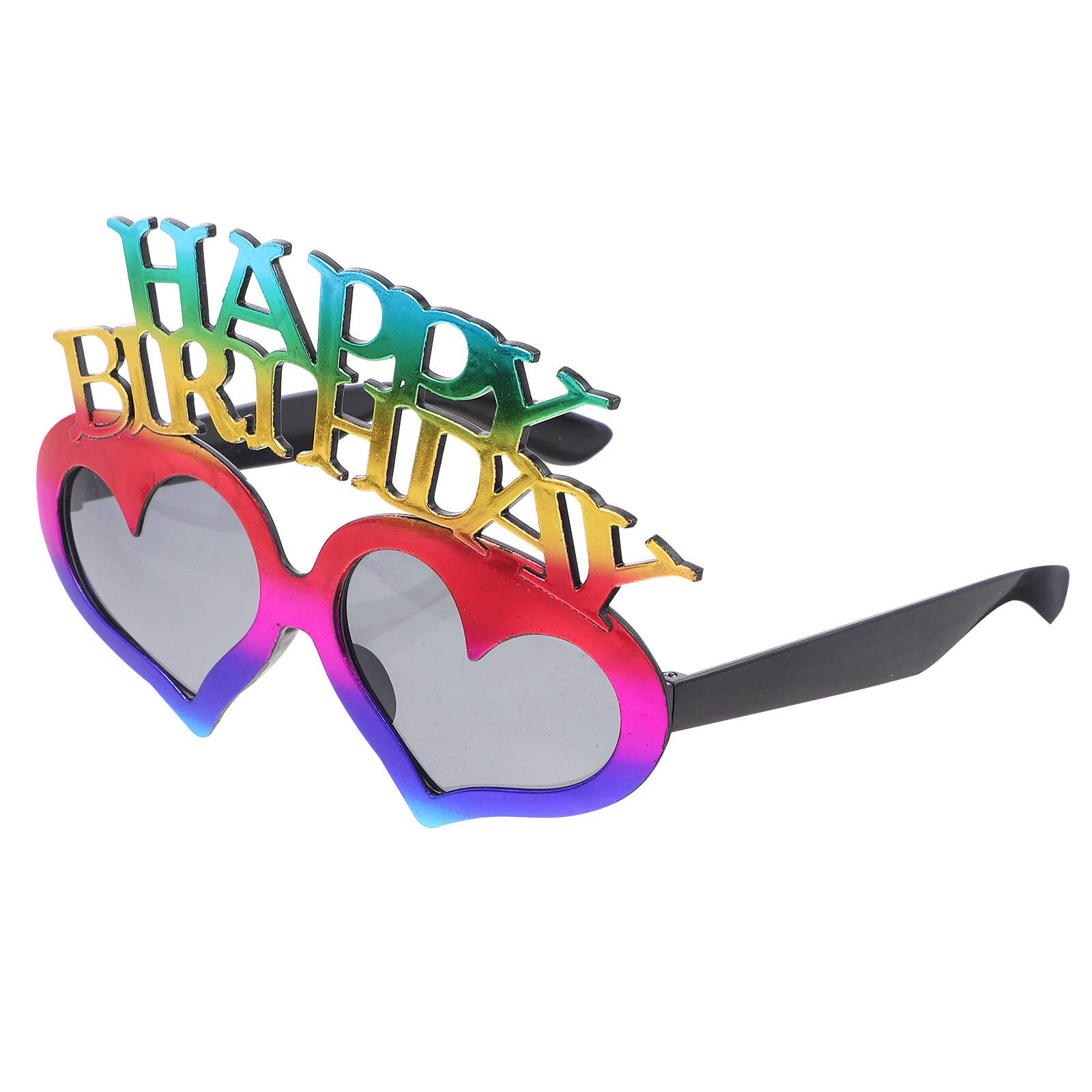 Birthday Party Glasses Eyeglasses Heart Eyeglasses Photo Prop: Colorful