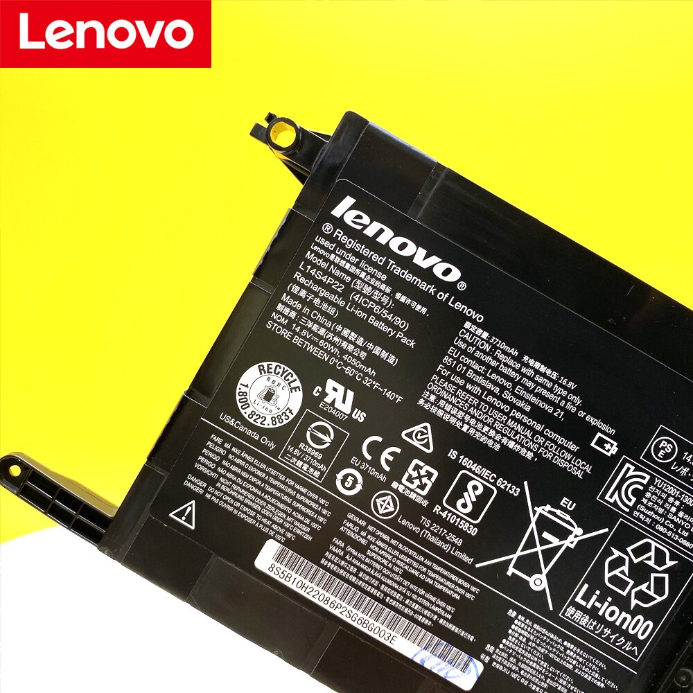 Lenovo IdeaPad Y700 Y700-17iSK serie Y700-15ISK 5B10H22084 L14M4P23 L14S4P22 14,8 V 60wh Original 4050mAh batería del ordenador portátil