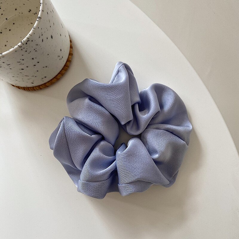 Black White Hair Scrunchies Simple Hair Band Women Girls Ponytail Holder Hair Rubber Bands Hair Ties Hair Accessories: C3