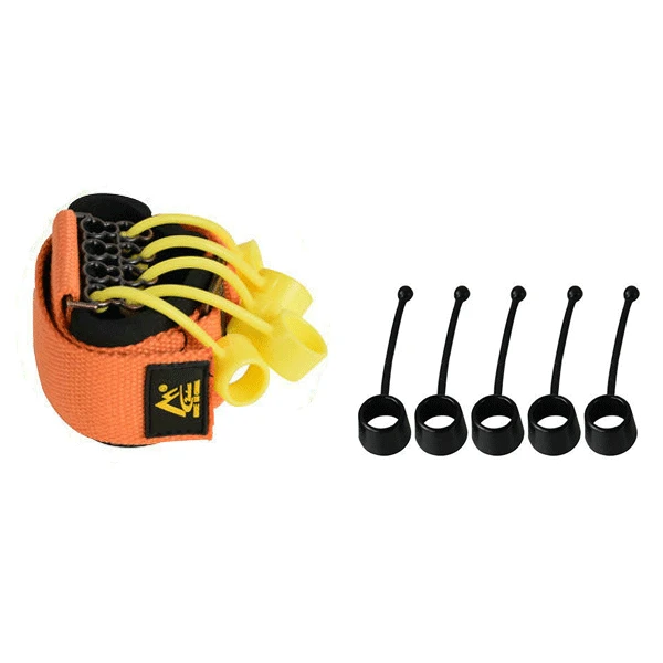 Pinça de mão portátil silicone expansor de dedo aperto de mão treinador de força de pulso exercitador de dedo faixa de resistência fitness: Borgonha