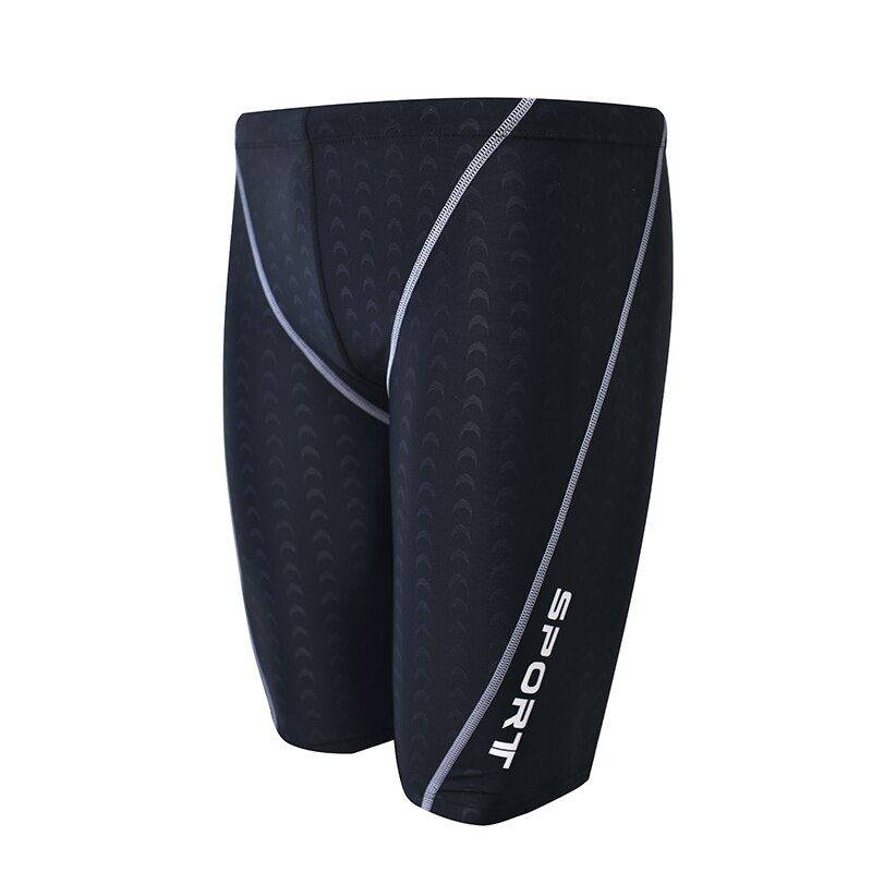 Maillot de bain pour hommes, respirant, short de plage, maillot de bain, demi-pantalon aux genoux, Sunga, grande taille